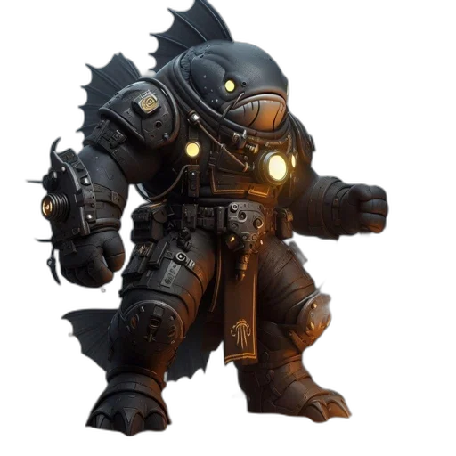 robot, weapon, staff, creature transparent PNG cut-out