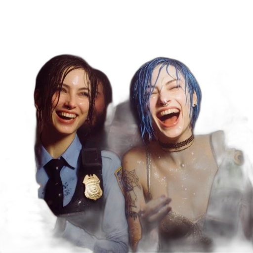 concept art, photorealistic, comic book art, anime transparent PNG cut-out
