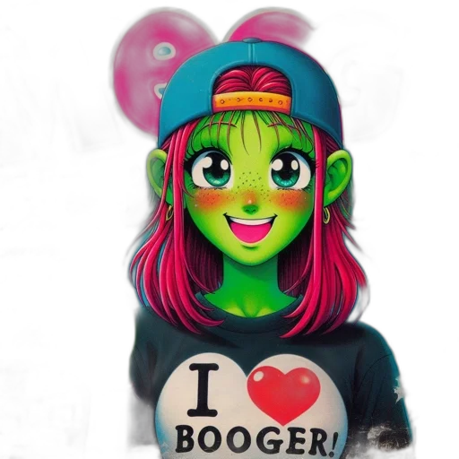 hat, face, cartoon, concept art transparent PNG cut-out