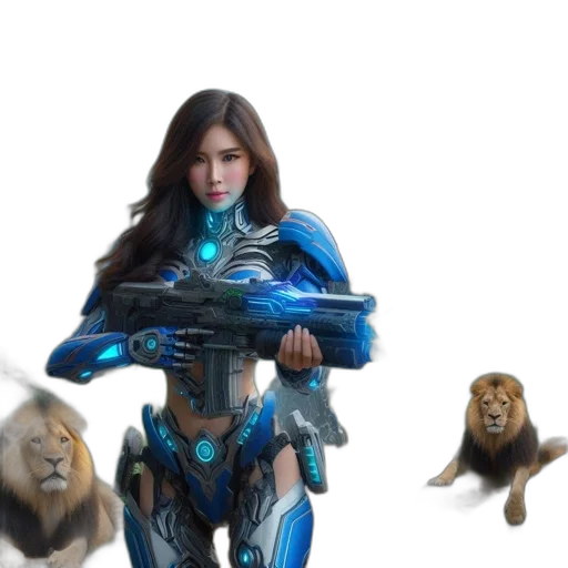 robot, weapon, animal, concept art transparent PNG cut-out