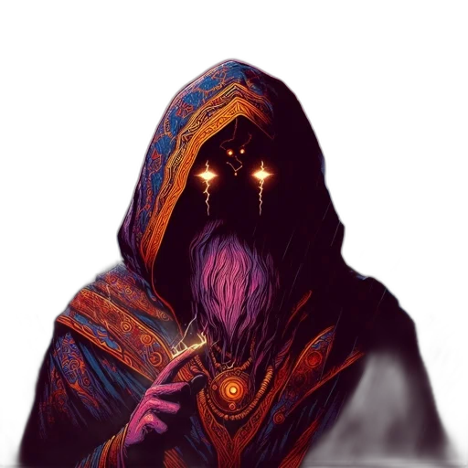 mask, staff, creature, face transparent PNG cut-out
