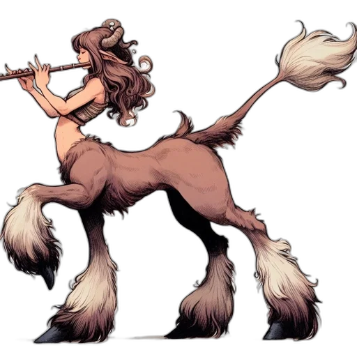hair, animal, creature, staff transparent PNG cut-out