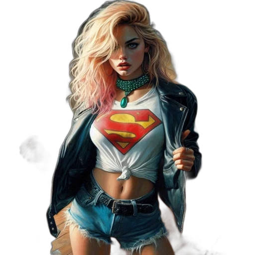 comic book art, fantasy art, concept art, cartoon transparent PNG cut-out