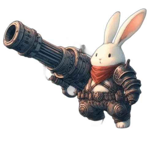 weapon, animal, staff, concept art transparent PNG cut-out