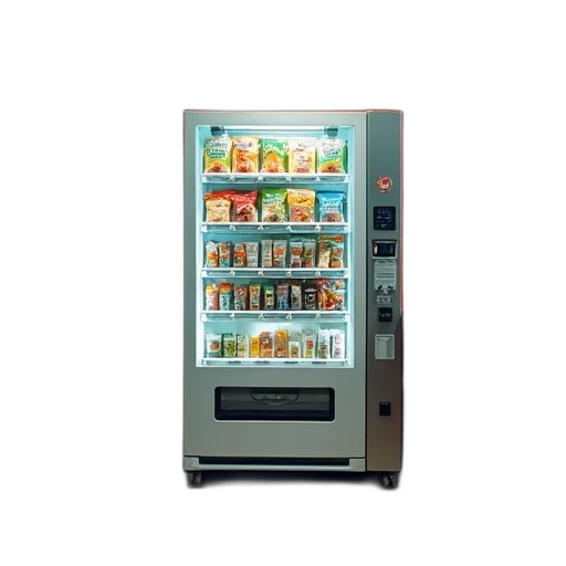 food, 3d render, vending, machine transparent PNG cut-out