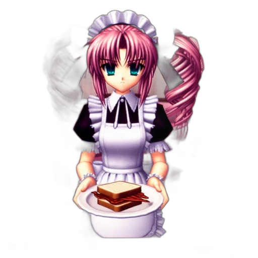 food, staff, robot, 3d render transparent PNG cut-out