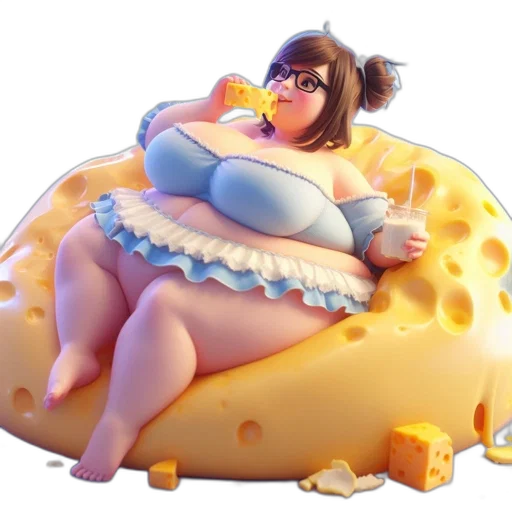food, dress, concept art, 3d render transparent PNG cut-out