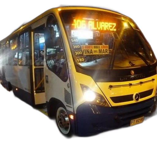 3d render, white, blue, bus transparent PNG cut-out