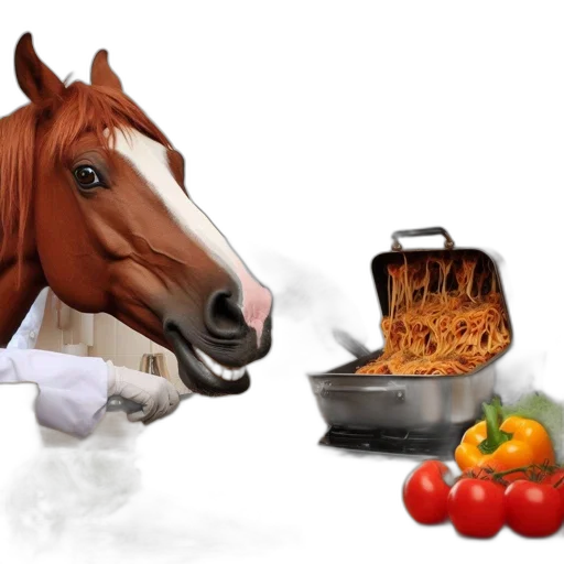 food, animal, photorealistic, 3d render transparent PNG cut-out