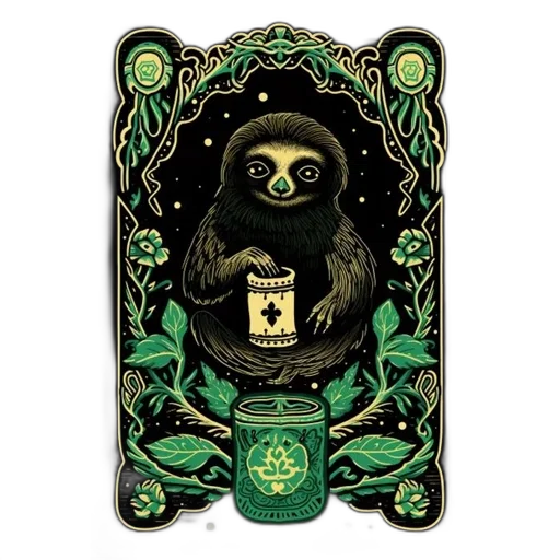 animal, creature, concept art, green transparent PNG cut-out