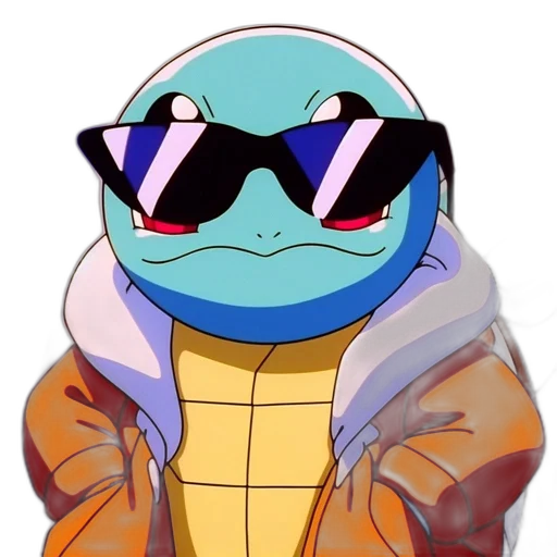 jacket, animal, vaporwave, cartoon transparent PNG cut-out