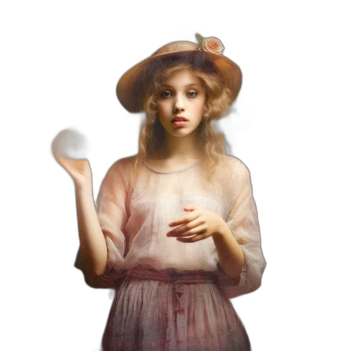 hat, dress, face, mask transparent PNG cut-out