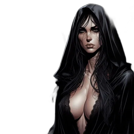 comic book art, concept art, fantasy art, photorealistic transparent PNG cut-out