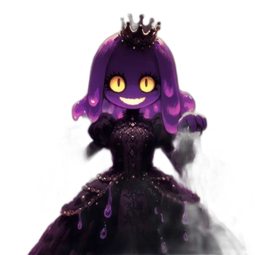 crown, dress, creature, mask transparent PNG cut-out