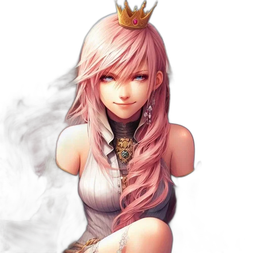 crown, dragon, staff, face transparent PNG cut-out