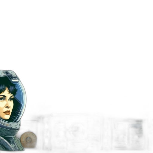 robot, face, comic book art, concept art transparent PNG cut-out