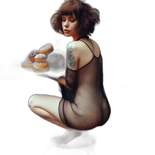 dress, concept art, photorealistic, fantasy art transparent PNG cut-out