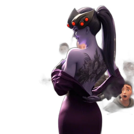 robot, dress, staff, mask transparent PNG cut-out