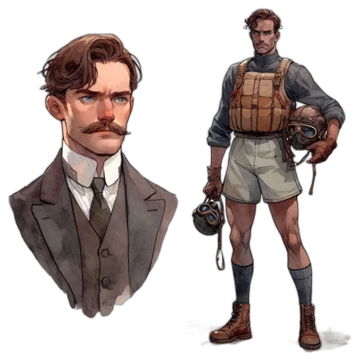 staff, concept art, comic book art, fantasy art transparent PNG cut-out