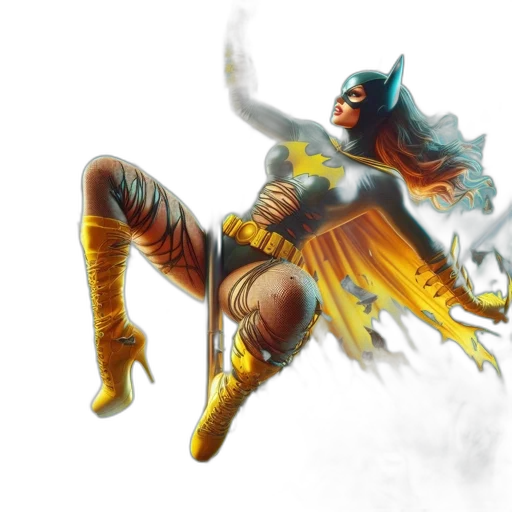 concept art, fantasy art, comic book art, photorealistic transparent PNG cut-out