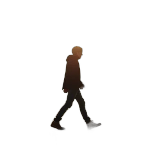 shoes, jacket, robot, staff transparent PNG cut-out