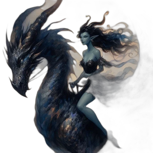 dragon, creature, animal, fantasy art transparent PNG cut-out