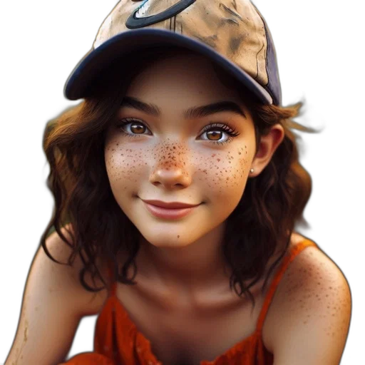 hat, face, robot, creature transparent PNG cut-out