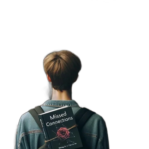 jacket, weapon, hair, staff transparent PNG cut-out
