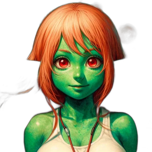 face, mask, staff, fantasy art transparent PNG cut-out