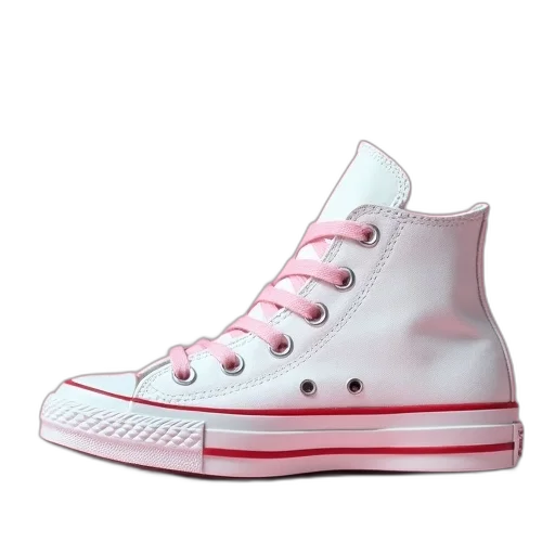 shoes, 3d render, photorealistic, vaporwave transparent PNG cut-out