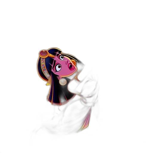 mask, creature, staff, crown transparent PNG cut-out
