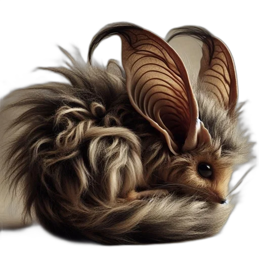 hair, animal, creature, dragon transparent PNG cut-out