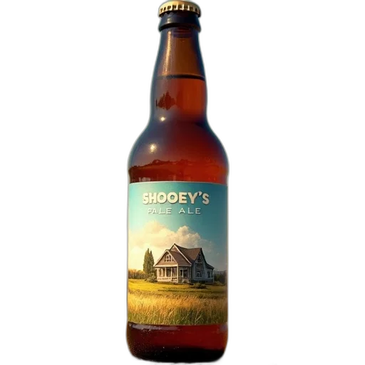 bottle, shooey, pale, ale transparent PNG cut-out