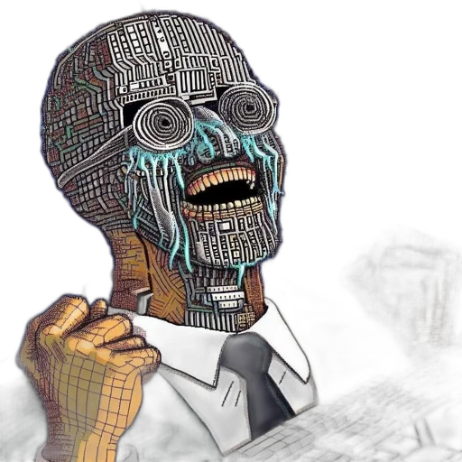robot, mask, face, creature transparent PNG cut-out