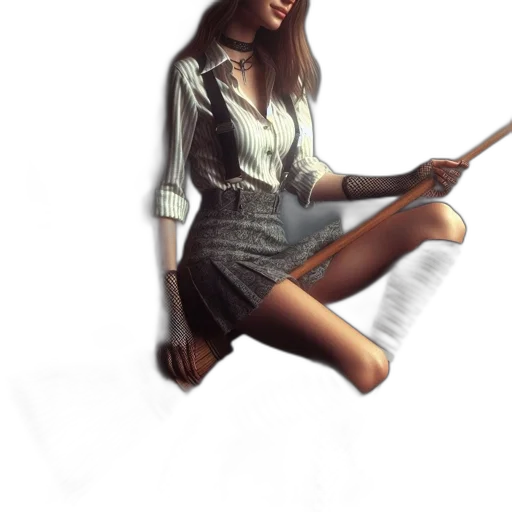 staff, dress, umbrella, sword transparent PNG cut-out