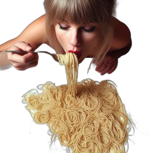food, hair, dress, creature transparent PNG cut-out