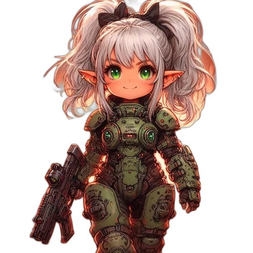 robot, weapon, dragon, creature transparent PNG cut-out