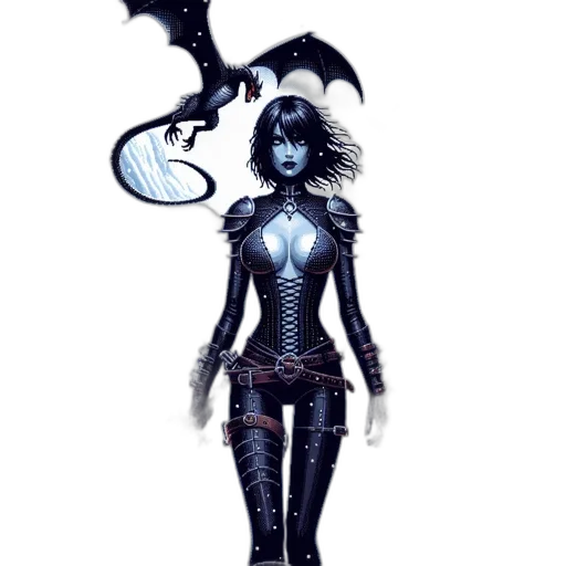 mask, dragon, creature, staff transparent PNG cut-out