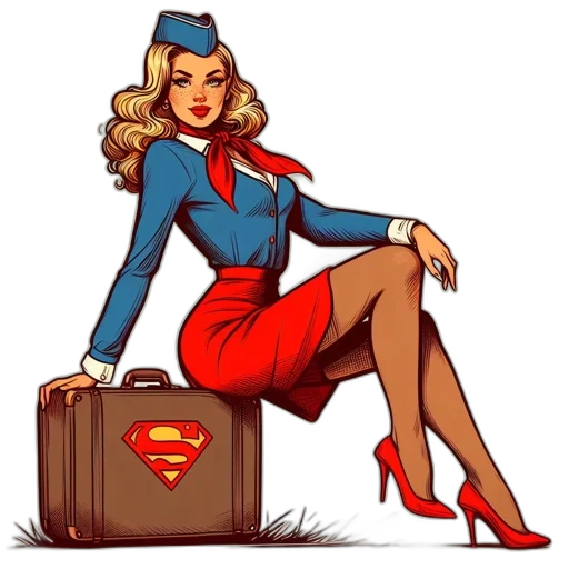 dress, comic book art, cartoon, concept art transparent PNG cut-out