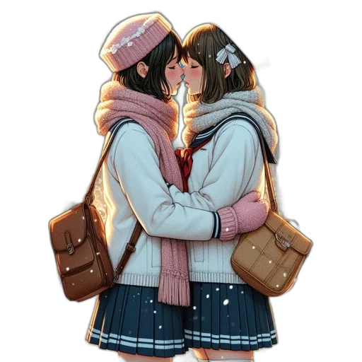 jacket, concept art, anime, watercolor transparent PNG cut-out
