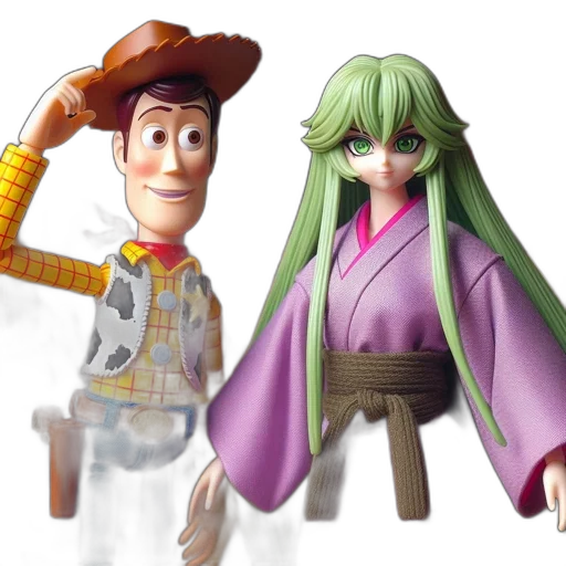 3d render, concept art, anime, cartoon transparent PNG cut-out