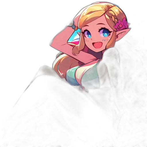 weapon, dress, face, staff transparent PNG cut-out