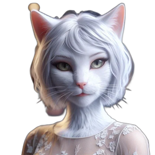 staff, dress, face, animal transparent PNG cut-out