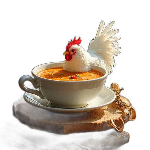 food, animal, 3d render, photorealistic transparent PNG cut-out