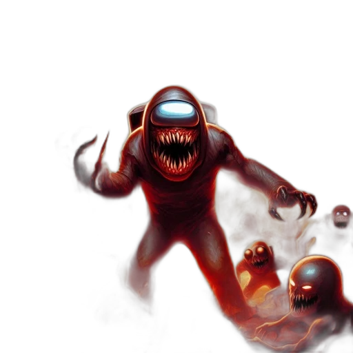 creature, mask, robot, concept art transparent PNG cut-out