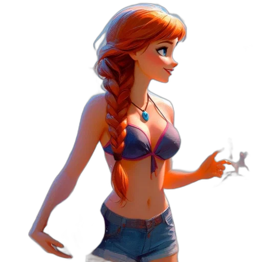 dress, concept art, 3d render, cartoon transparent PNG cut-out