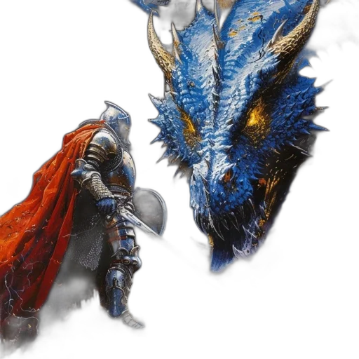 dragon, sword, weapon, mask transparent PNG cut-out