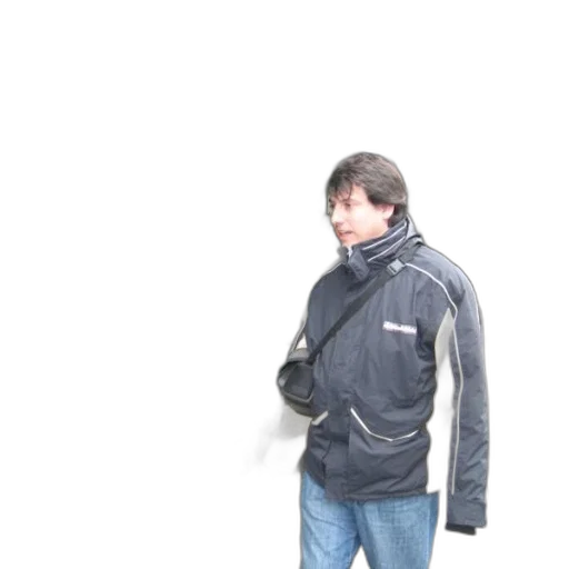jacket, staff, umbrella, hat transparent PNG cut-out