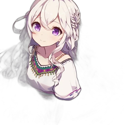 dress, jewelry, staff, crown transparent PNG cut-out