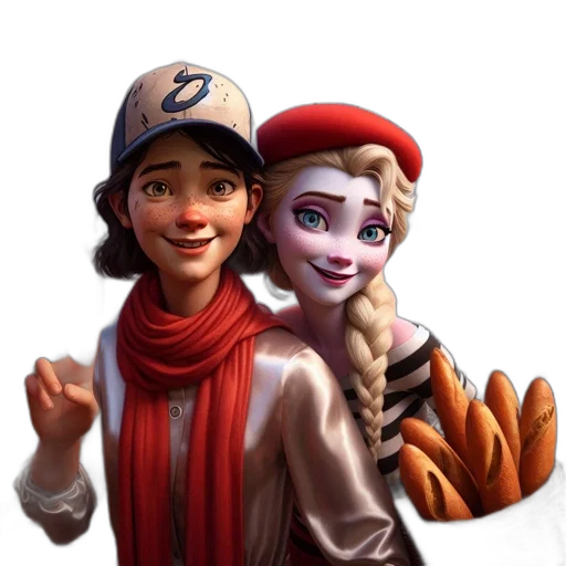 hat, staff, concept art, 3d render transparent PNG cut-out